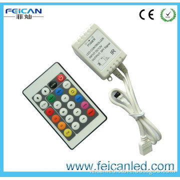 color changing led RGB remote controller 24 key with control box